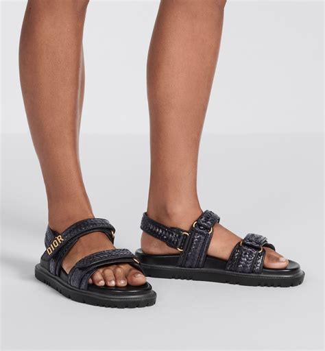 dior sandalen mit absatz|Dior Illusion Sandale mit Absatz Satin in Schwarz und integrierte .